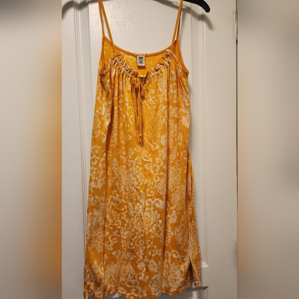 Lucky Yellow and White Cover-up